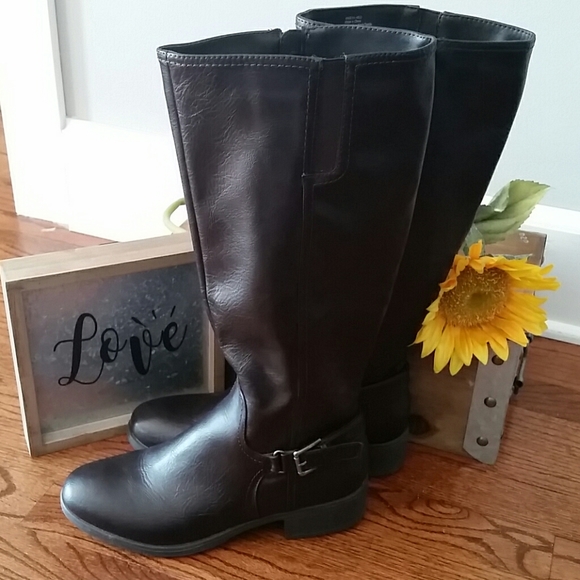 croft & barrow Shoes - Like New ♥️ Dark Brown Knee High Boots